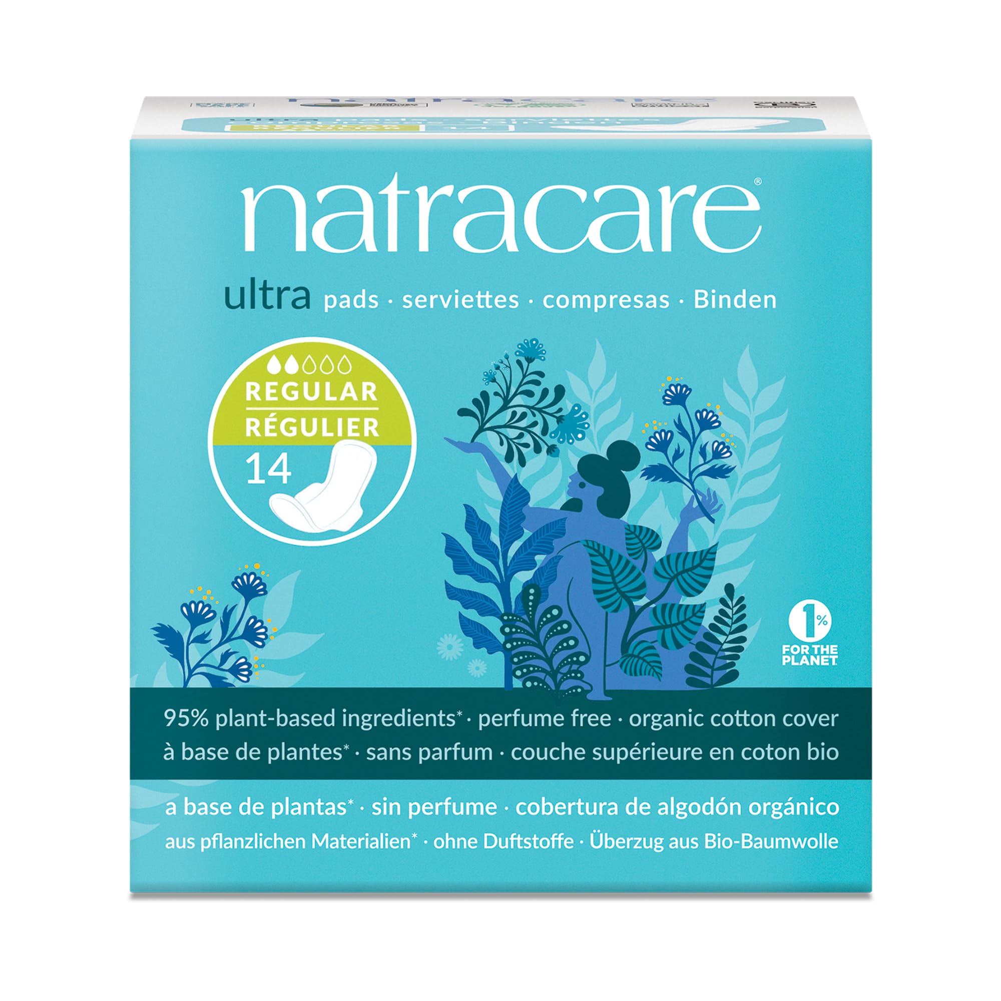 Natracare Natural Ultra Pads Regular with Wings x 14