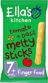 Ella's Kitchen Tomato and Basil Melty Sticks 16g Baby Snack