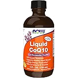 NOW Supplements, CoQ10 Liquid, 100 mg per Teaspoon, with Co-enzyme B Vitamins, Sweetened with Xylitol, 4-Ounce