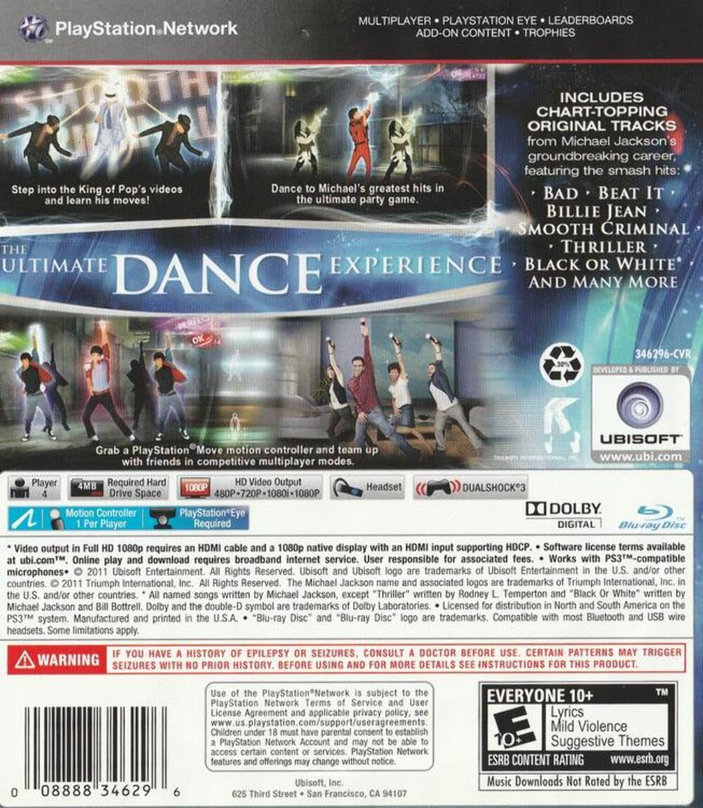 Michael Jackson The Experience - Playstation 3