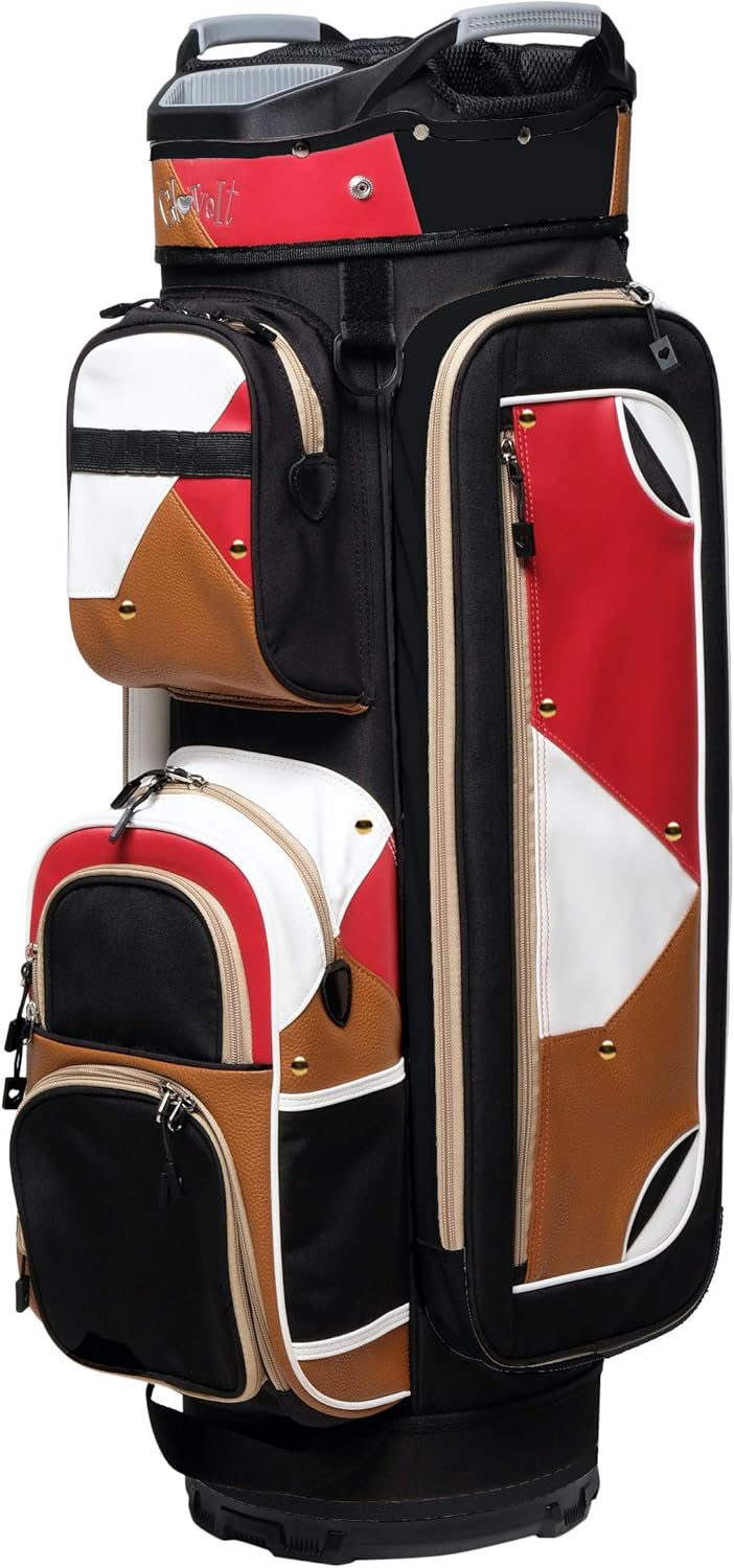 Glove It Women’s Golf Bag, Lightweight Golf Cart Bag for Ladies with 14 Golf Club Holders, Putter Well & 9 Easy-Access Pockets, Metro Colorblock : Clothing