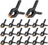 Xiaomoyu 20 Pcs 2 In Nylon Spring Clamps Heavy Duty Woodworking Clips