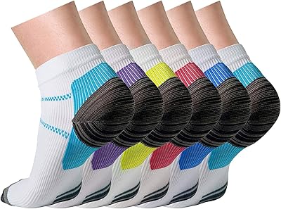 CHARMKING Chaussettes de compression courtes