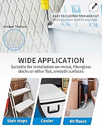 OCEANBROAD Self-Adhesive 96''x38'' Boat Flooring