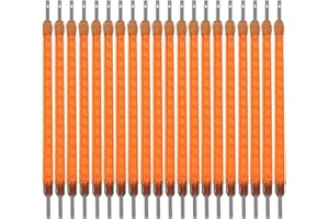 KALLORY 20pcs LED Soft Filament Lamp Replacement Parts Red Light Bulb Filament for Repairing LED Light