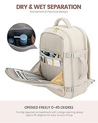 LOVEVOOK Travel Backpack For Women, 40L Carry On