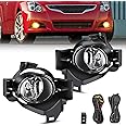 Nilight Fog Light Assembly Compatible with 2010 2011 2012 Nissan Altima with Clear Lens Lamps Replacement H11 12V 55W Bulbs