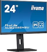 iiyama -B5 24 Inch IPS FHD 1080p Monitor Height Adjustable Stand USB view 3