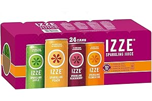 IZZE SPARKLING JUICE VARIETY 24/8.4 OZ