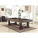 Playcraft Rio Grande 8’ Slate Pool Table, Weathered Bark