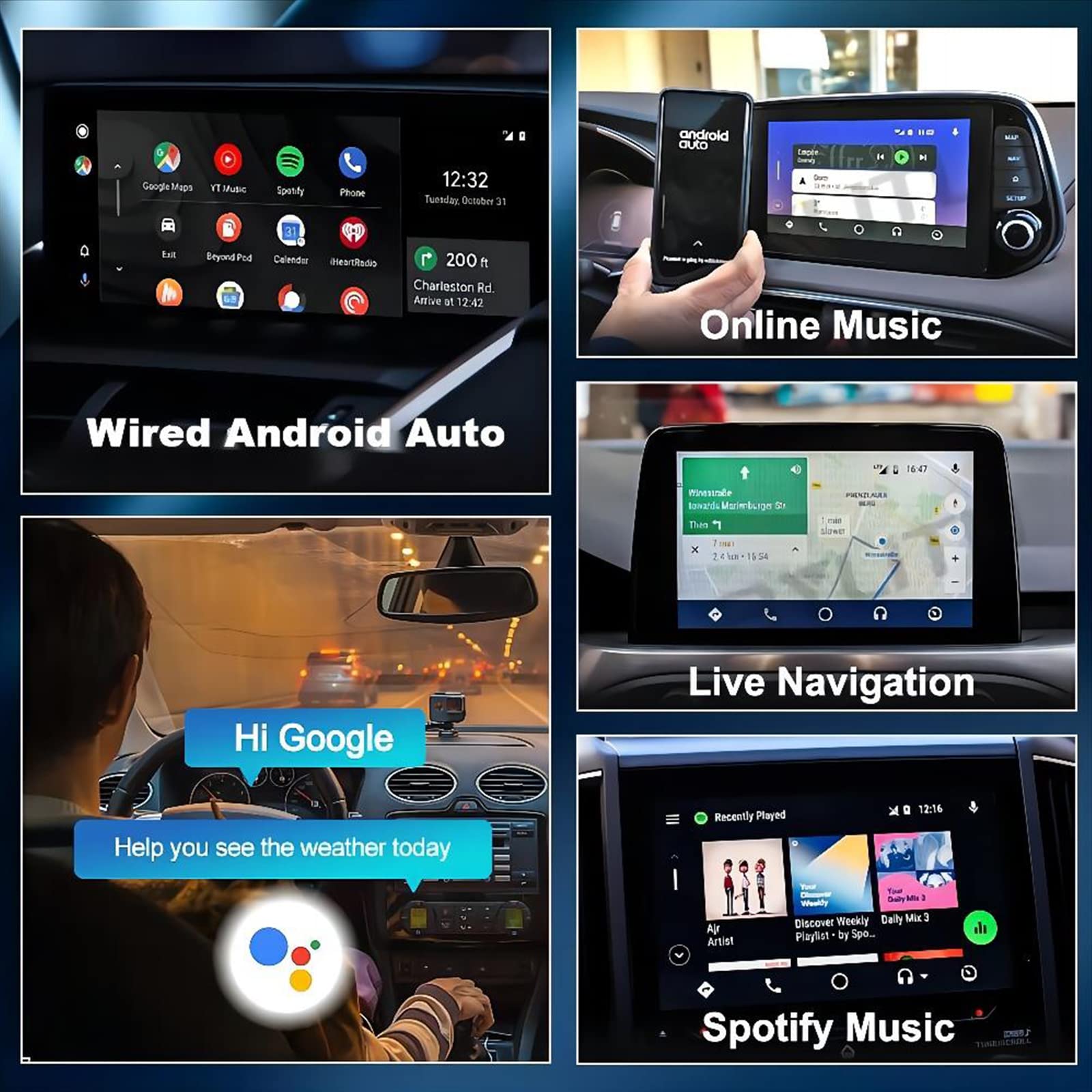 Adaptador Wireless CarPlay Y Android Auto Para Mazda (2014-2021) - Compatible Con Sistema MZD Connect, Reemplaza TK78-66-9U0C