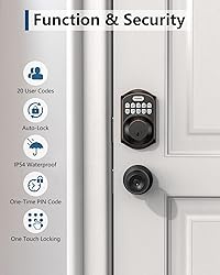 TEEHO TE001 Keyless Entry Door Lock with Keypad