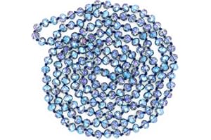 Sofia Janes Hand Knotted Faceted Beaded Necklace-Long Boho Crystal Wrap, Strand or Statement Necklace for Women 60” inch