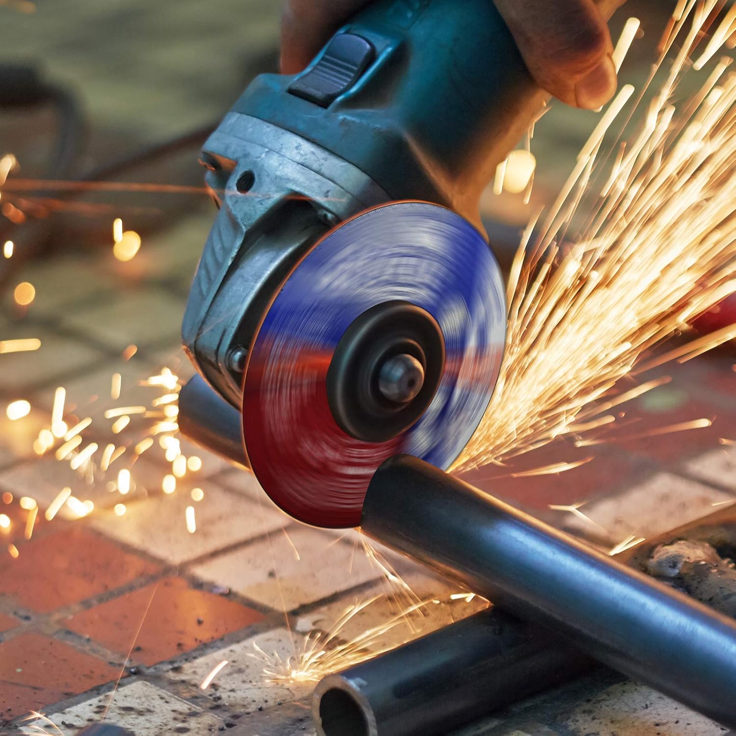 SKILFUL Cut Off Wheels 25 Packs, Cutting Wheels 4-1/2 inch Ultra-Thin Metal/Stainless Steel Cutting Disc Cutting Metal, Aluminum, Wood, PVC, ABS, Stone for Angle Grinder: Industrial & Scientific