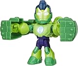 Marvel Iron Man and His Awesome Friends Iron Hulk Action Figure Toy 3in Green view 3
