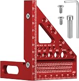 Fentar 3-D Speed Square 22.5-90 Aluminum Alloy with 11 Drill Holes Red view 1