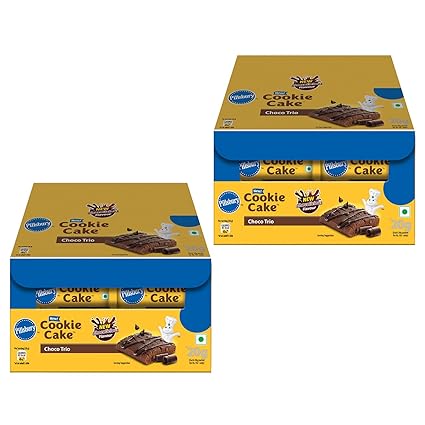 Pillsbury Cookie Cake Choco Trio, 320g (Pack of 2)