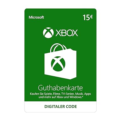 Xbox Live - 15 EUR Guthaben [Xbox Live Online Code]