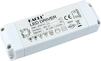 EACLL Transformador LED AC 240V a DC 12V 3A 36W, Para drive de Menos de