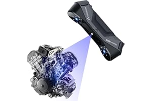 Creality 3D Scanner Raptor Pro for Automotive & Engineering Projects with Metrology-Grade 0.02mm Accuracy,22+7 Blue Laser, Up to 60FPS Scanning Speed