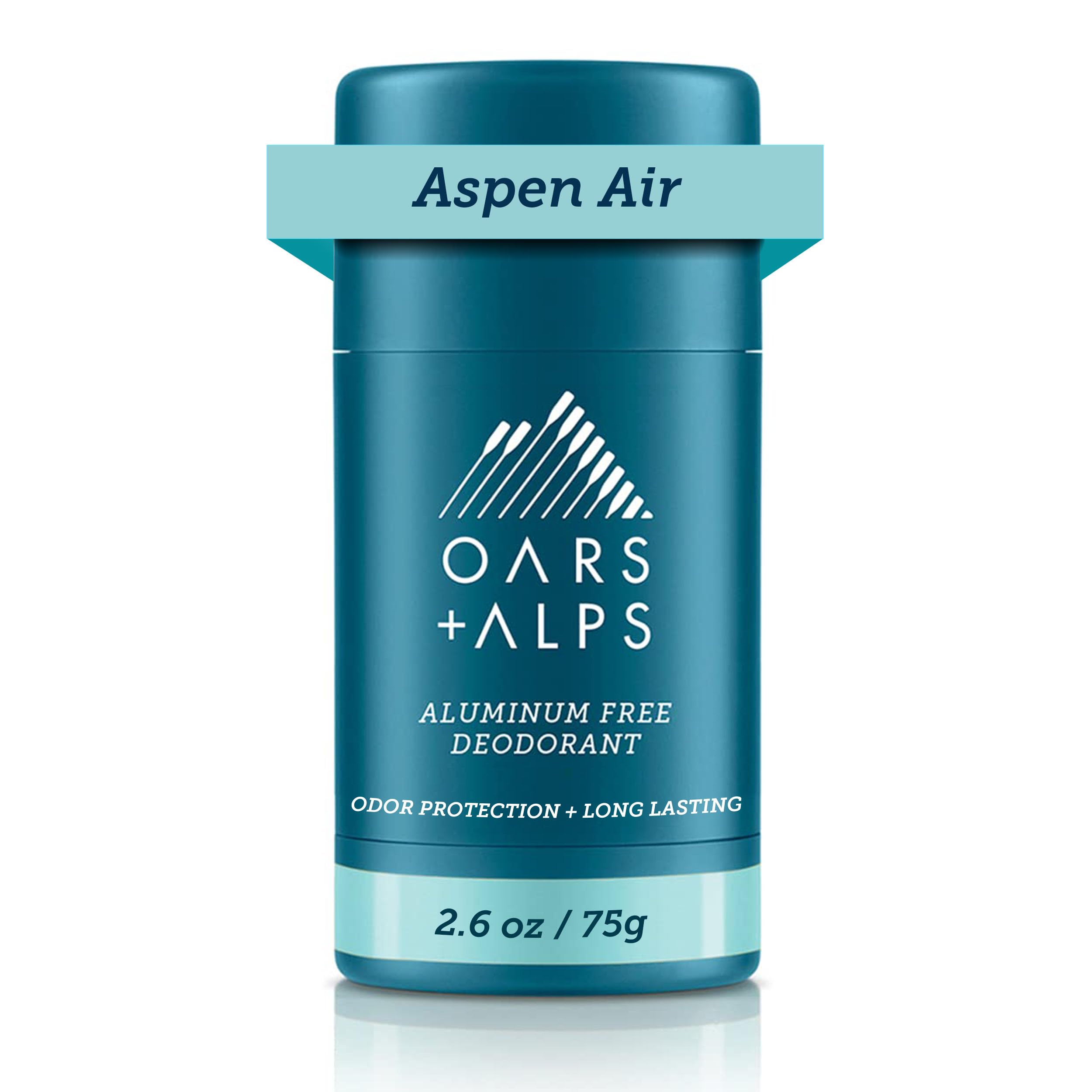 Photo 1 of Oars + Alps Aluminum Free Deodorant for Men and Women, Dermatologist Tested and Made with Clean Ingredients, Travel Size, Aspen Air, 1 Pack, 2.6 Oz