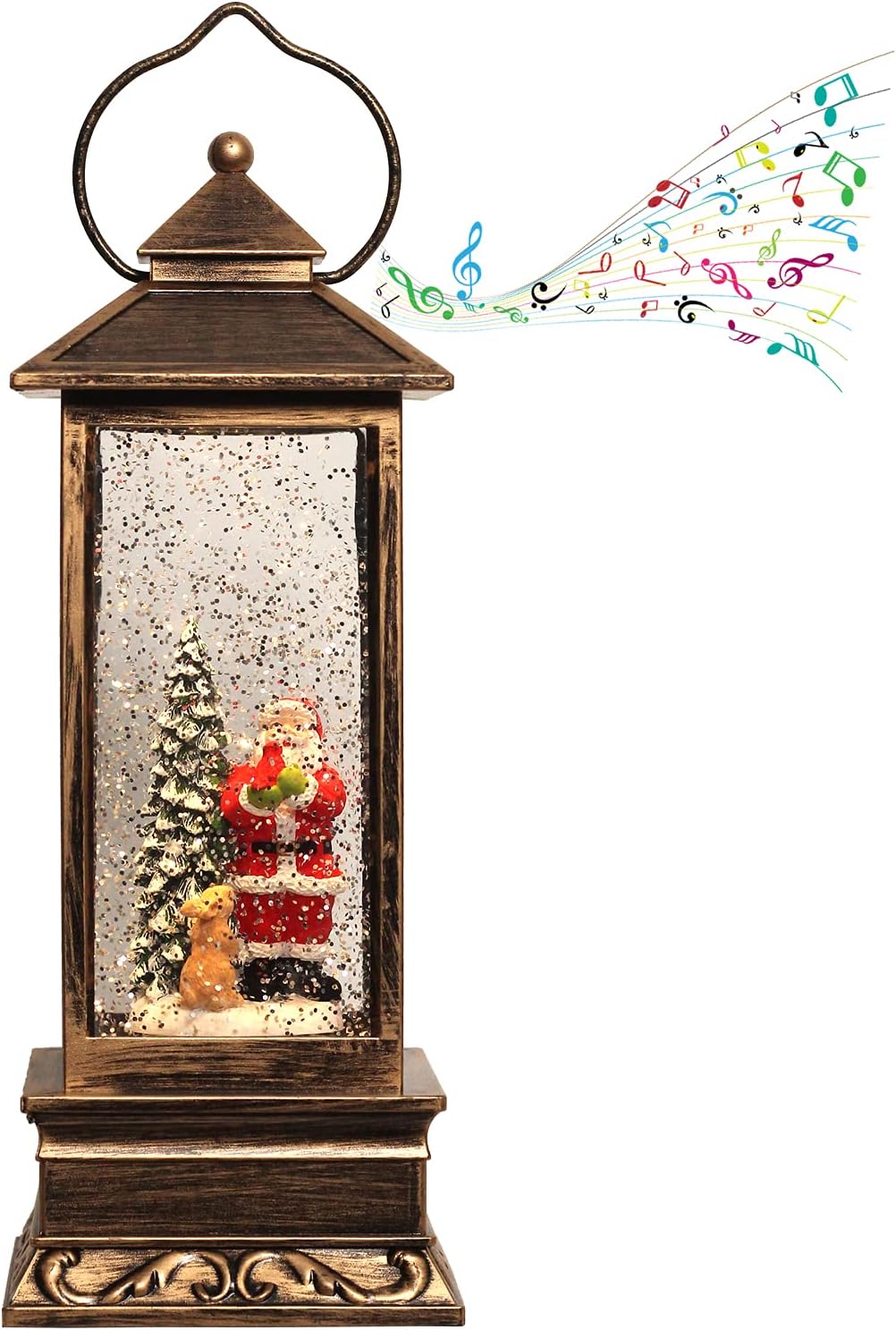 Snow Globes - Christmas Snow Globe, Christmas Lantern Snow Globes for Kids and Adults Xmas Home Decor Gift for Friends