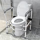 GYMAX Toilet Safety Frame & Rail, Adjustable