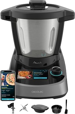 Robot da Cucina Multifunzione Mambo Touch Daily. Capacità 3,3 Litri, 37 Funzioni, Display Touch, App Mambo con Ricettario, Bilancia e Caraffa in Acciaio Inossidabile Lavabile in Lavastoviglie