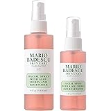 Mario Badescu Facial Spray with Aloe, Herbs and Rose Water for All Skin Types, Face Mist that Hydrates, Rejuvenates & Clarifi