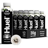 Huel Black Edition Ready-to-Drink | Meal Replacement Protein Shake | Vegan | Vanilla (16.9 Fl Oz - 12 Pack) 35g High Protein, 27 Vitamins &amp; Minerals, Gluten Free, High Fiber