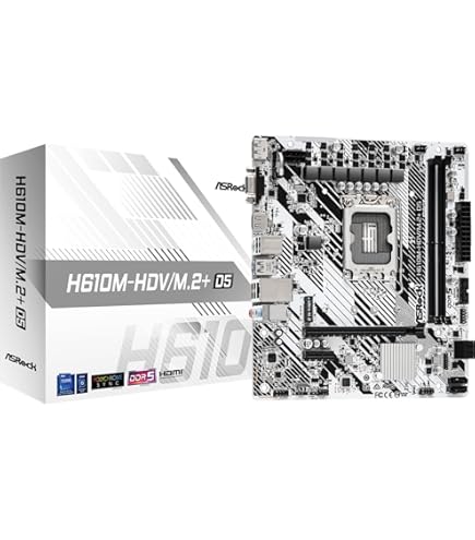 Amazon.com: Carte Mère ASRock H610M-HDV/M.2 R2.0 (Intel LGA 1700