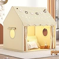 Kids Play Tent Children's Play Tent Indoor Boy Girl Princess Toy Small House Toddler Playhouse Castle Secret Base Birthday Ce