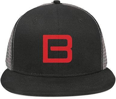 red flat bill hats