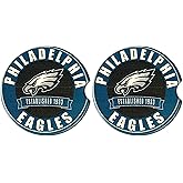 Fan Creations Set of 2 NFL Car Coasters Removable Absorbent Ceramic Stone Coasters - Ideal Gift for Everyday and Die Hard Football Fans - Show Your NFL Team Spirit