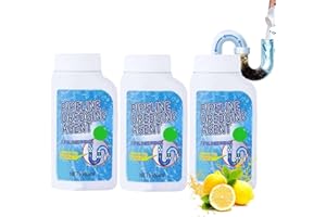 Powerful Pipe Dredging Agent, Delighteal Drain Cleaner,Fast Foaming for Kitchen Toilet Pipeline Quick Cleaning Tool (3pcs)