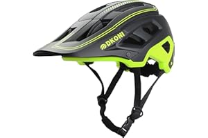 DKONI Bike Helmet Mountain Bike Helmets for Adults:Men Women Bicycle Helmet Certified MTB Cycling Helmet with Visor