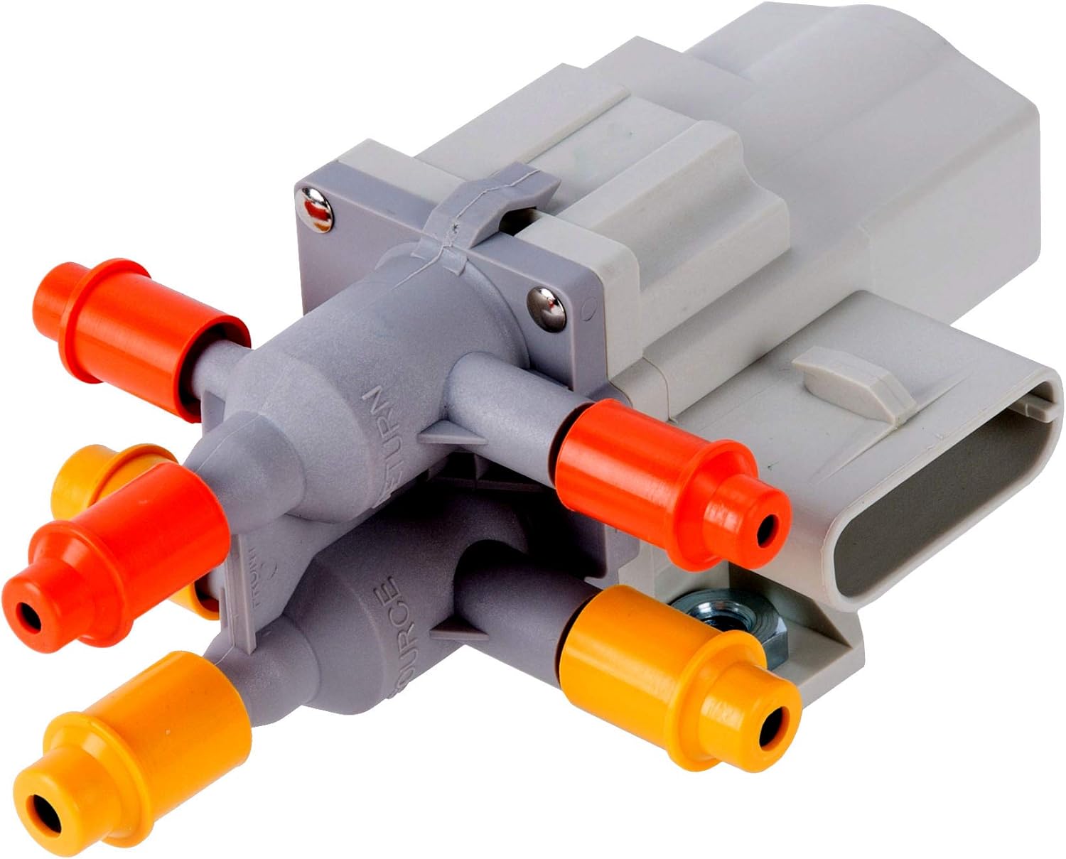 Gray 6 Ports Fuel Tank Selector Valve Fit for Ford F250 F350 Super Duty