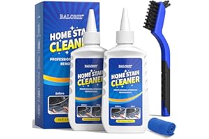 BALORIZ Home Remover Gel, 2 Pack Washing Machine Cleaner Stain Remover Gel for Front Loader Washing Machine Seal with Brush and Towel for Bathroom Cleaner Shower Kitchen Refrigerator Strips Wall Tile Grout