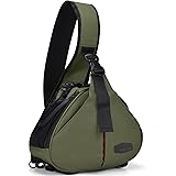 CADeN Camera Bag Sling Backpack Camera Case Waterproof with Rain Cover Tripod Holder, Compatible for DSLR/SLR Mirrorless Came