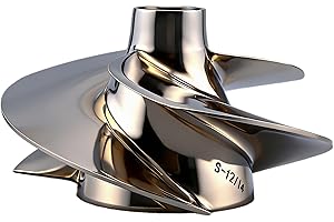 TOLOT Jet Ski Impeller SK-CD-12/14 for Sea-Doo Spark & Trixx (2-Up/3-Up) 2014-2024, 12/14 Variable Pitch Stainless Steel Upgr