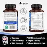 NEW LEAF Magnesium Supplements 516mg - 120 Tablets for Muscle & Bone Health view 7