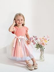 Sinhoon Toddler Girl Tulle Dress Summer Ruffle