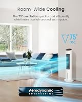 Pro Breeze OmniAir 5L 4in1 Evaporative Cooler Tower Fan with Remote view 4