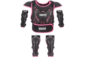 WEWAYSTEP Kids' Dirt Bike Armor - Motocross Protective Gear with Chest Protector, Knee & Elbow Pads for Cycling & Off-Road Riding