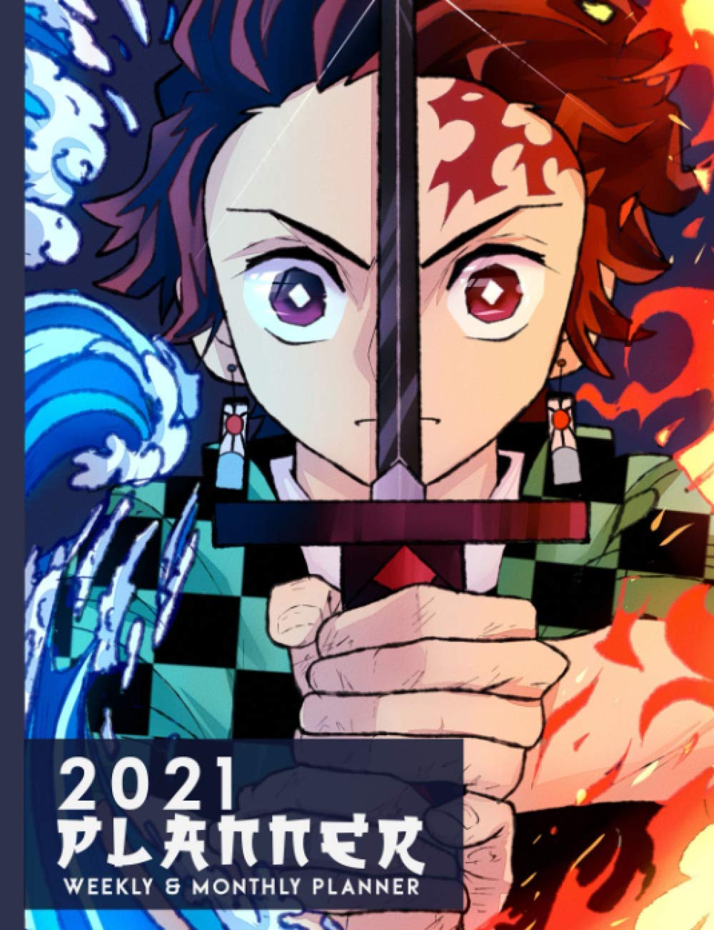 21 Planner Demon And Legend Of Slayer Tanjiro Kamado Manga Character Anime Calendar Diary Journal 7 44 X 9 69 Inches 176 Pages Becker Lula Amazon Com Books