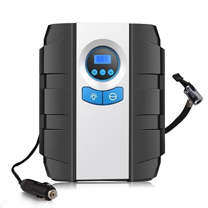 Dawnfavor Car Tire Air Compressor, Dawnfavor Portable Car Tire Air Compressor Pump Auto Digital Tire Inflator 12v 150 Psi, Dawnfavor Car Tire Air Compressor