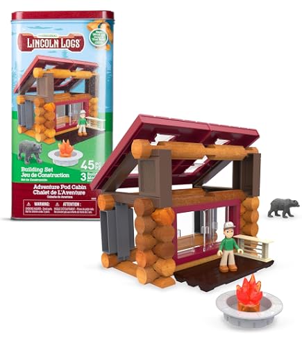 Amazon.com: Ideal Frontier Logs Classic All Wood 114-Piece
