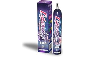 Anyuwen Whipped Cream Charger Nitrous Oxide Tank 1.1L N2O Whip Cream Charger 680g, Pack of 1