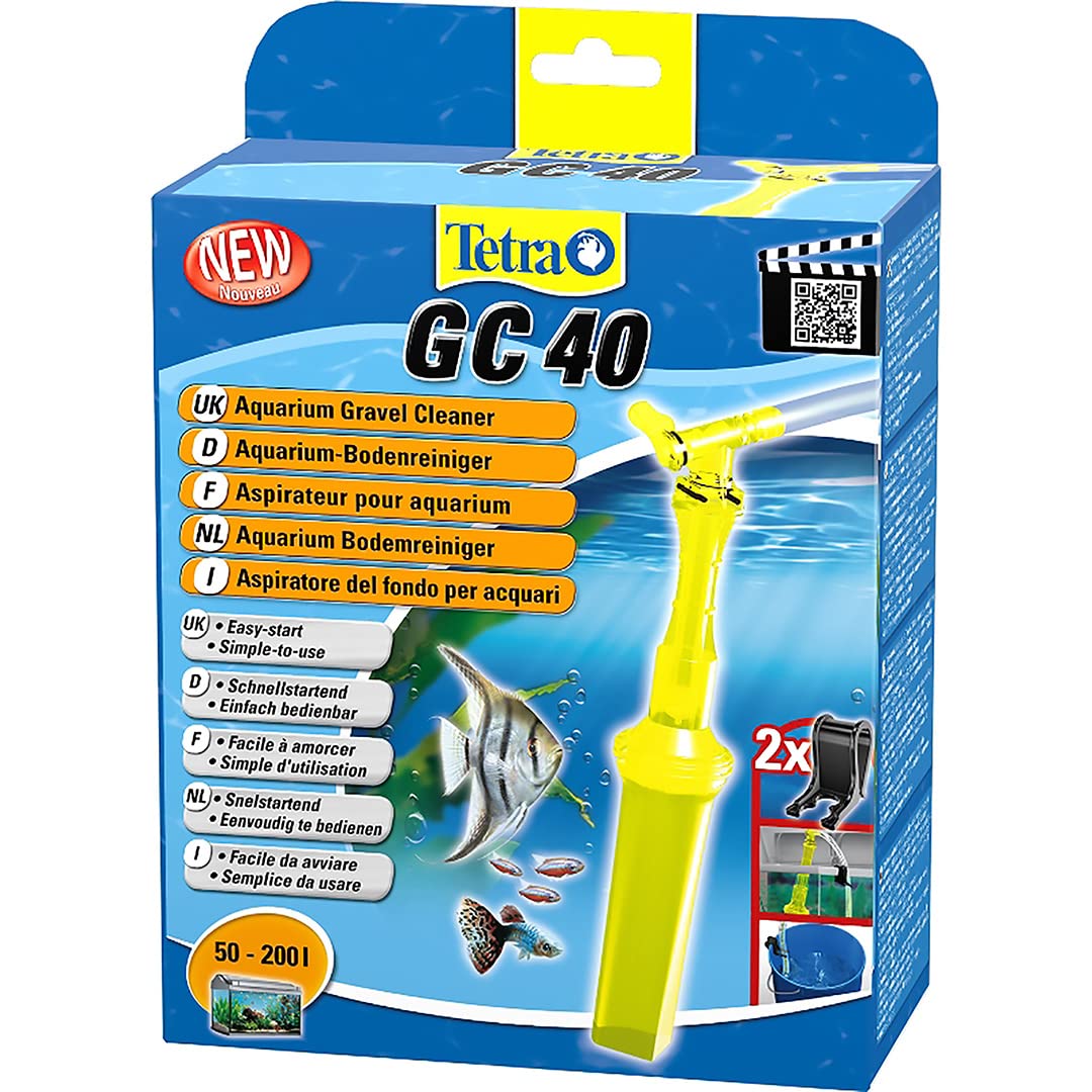 Tetra Gravel Cleaner GC40, Easy to Use with Automatic Starting Mechanism,Medium
