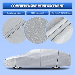 6 Layers Car Cover Waterproof All Weather for
